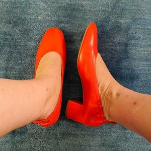 Everlane Day Heel in Red